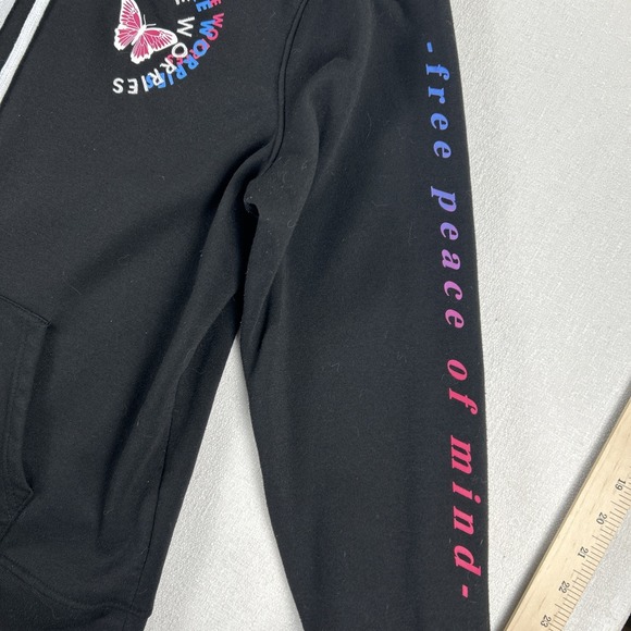 Brooklyn Cloth Hoodie "No More worries" pull over Size XL "Free Peace Of Mind" - Picture 4 of 10